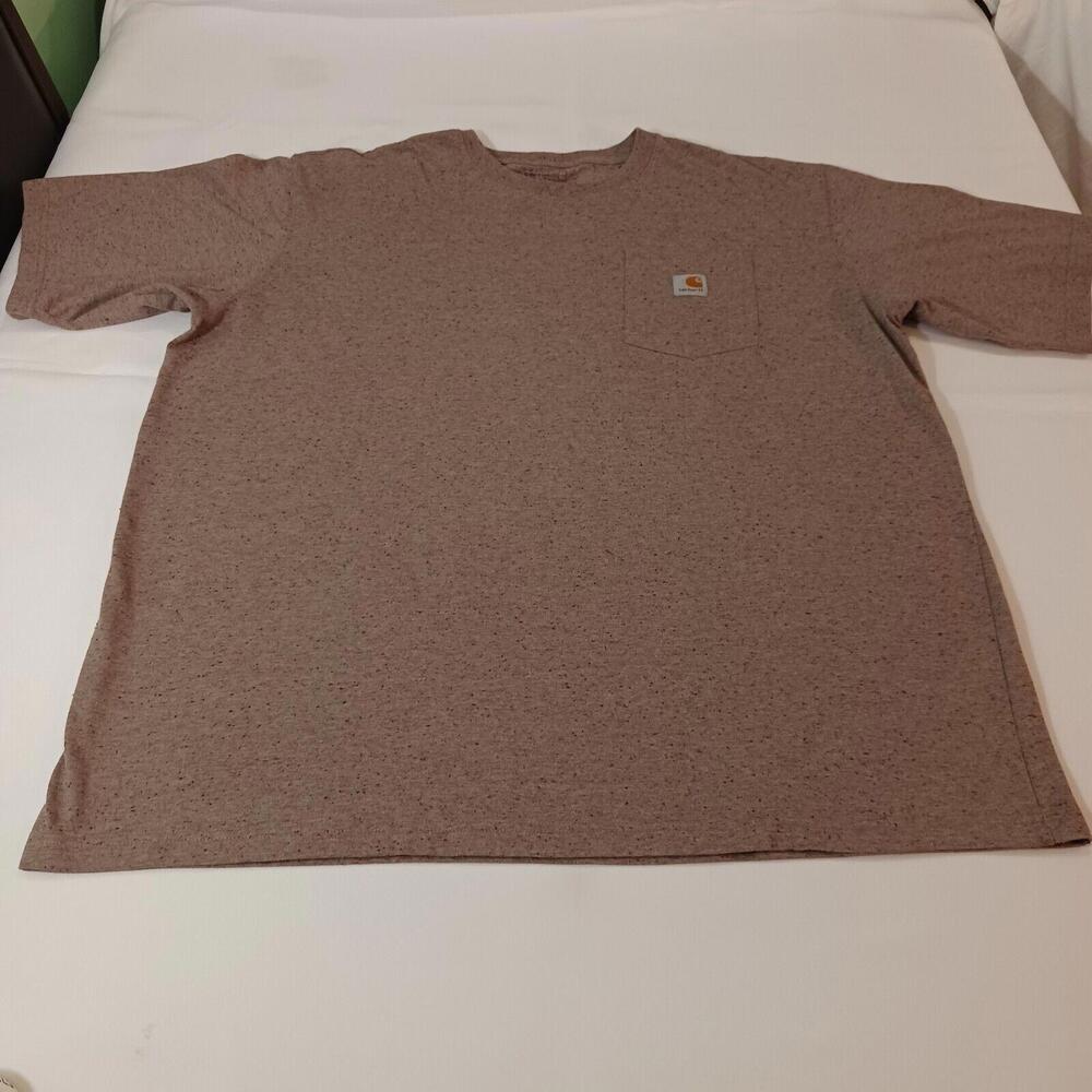 Carhartt K87 E55 Loose Fit Men's Cotton Blend Violet Heather T-Shirt Size 2XL